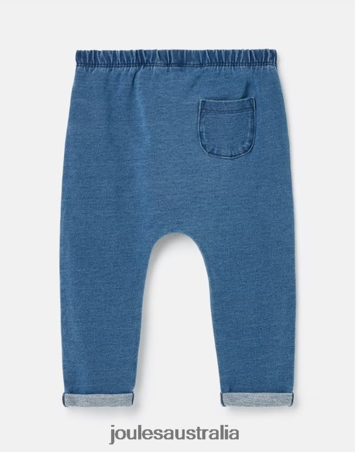 Joules Apparel Babies Grove Denim Seamless Pants 0-24 Months NVVNL441 DENIM