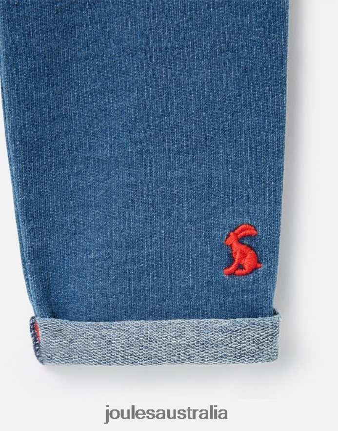 Joules Apparel Babies Grove Denim Seamless Pants 0-24 Months NVVNL441 DENIM