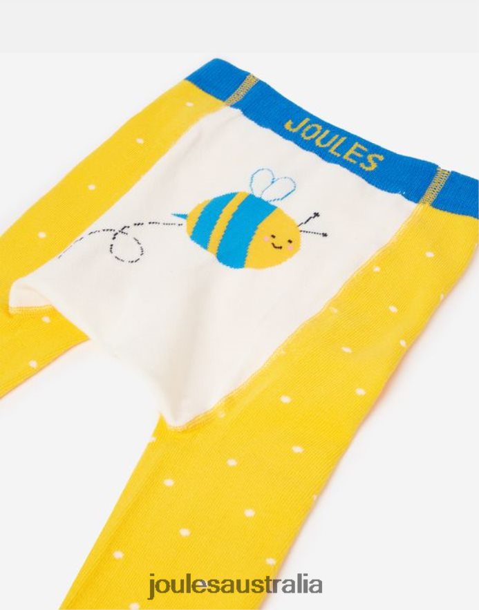 Joules Apparel Babies Lively 2 Pack Character Leggings NVVNL407 BUNNY BEE