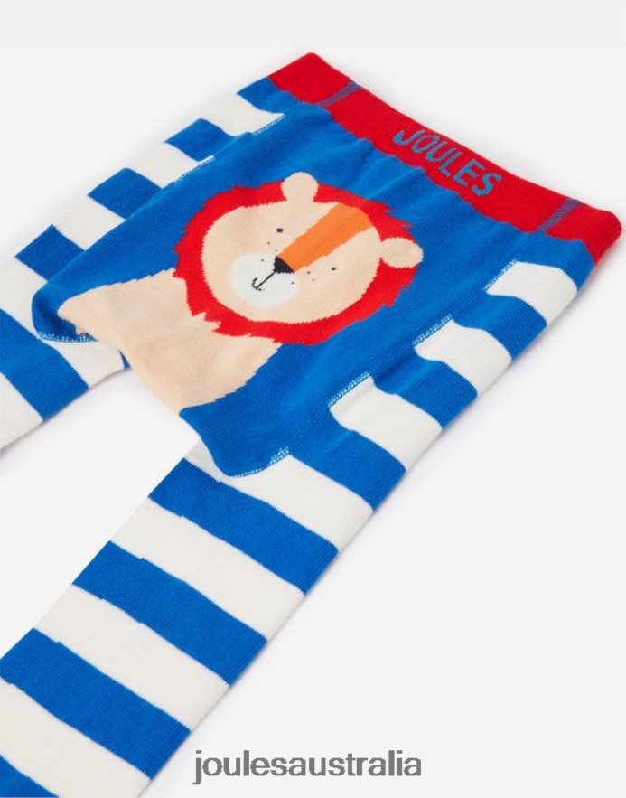 Joules Apparel Babies Lively 2 Pack Character Leggings NVVNL408 CROCODILE LION