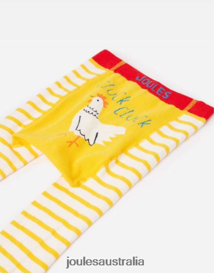 Joules Apparel Babies Lively 2 Pack Character Leggings NVVNL423 COW CHICK