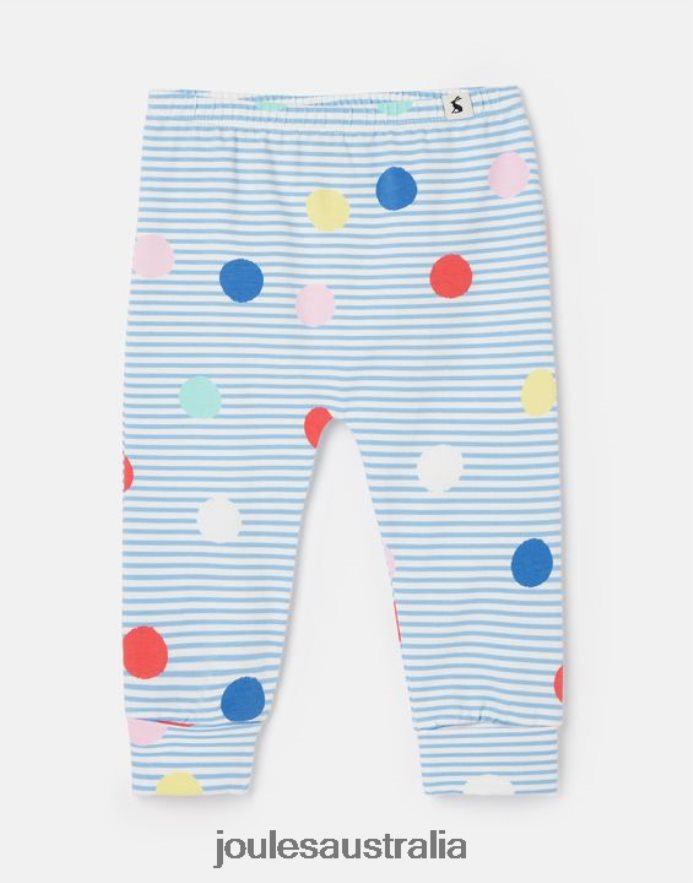 Joules Apparel Boys Payton Organically Grown Cotton Legging 0-3 Years NVVNL393 MULTI SPOT