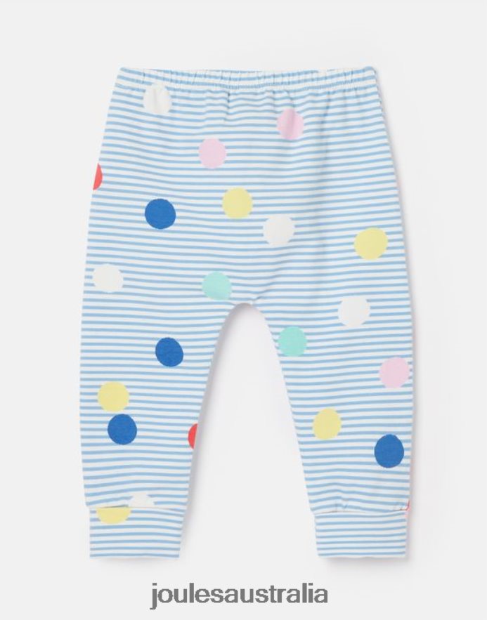 Joules Apparel Boys Payton Organically Grown Cotton Legging 0-3 Years NVVNL393 MULTI SPOT