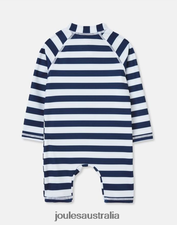 Joules Apparel Babies Sun Artwork Rash Suit 0-3 Years NVVNL431 NAVY STRIPE CRABS