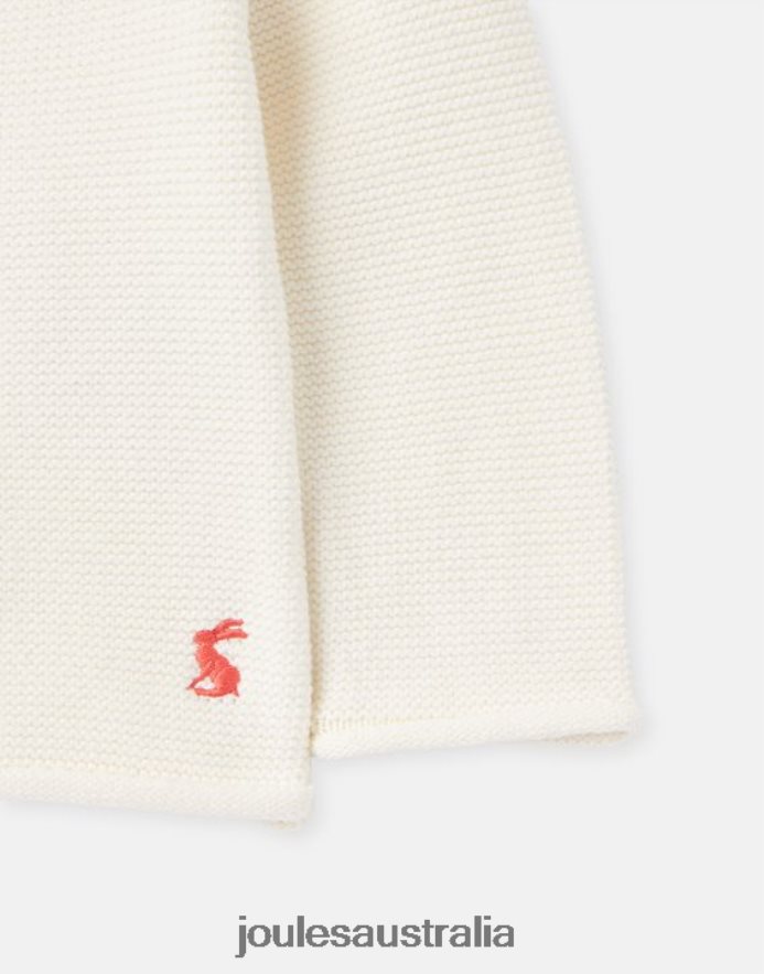Joules Apparel Babies Betsie Embroidered Cardigan 0-3 Years NVVNL395 CREAM LADYBIRD