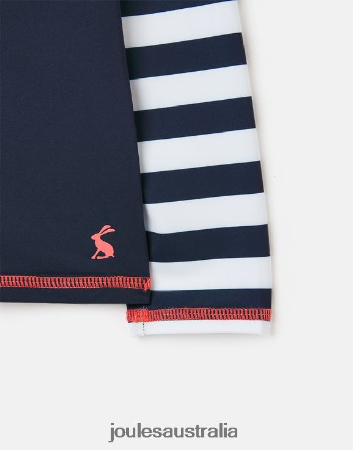 Joules Apparel Babies Chase Long Sleeve Rash Guard NVVNL365 NAVY WAVE RIDER