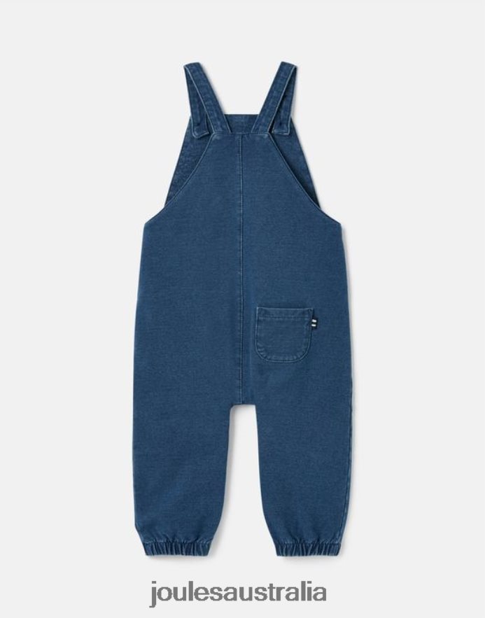 Joules Apparel Babies Maybridge Denim Dungarees 0-24 Months NVVNL424 DENIM