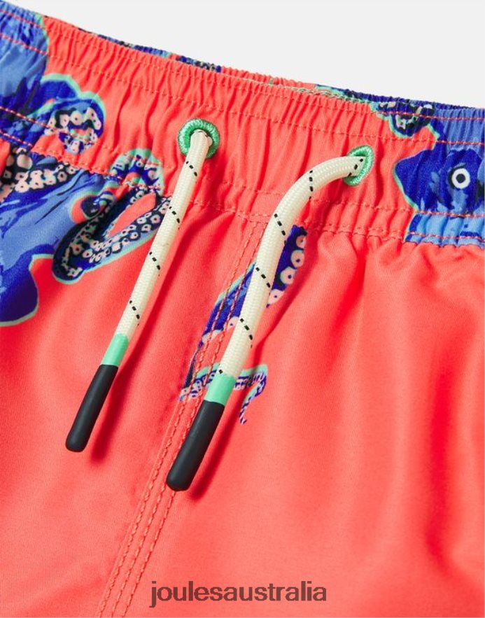 Joules Apparel Babies Ocean Printed Swimming Shorts 2-12 Years NVVNL369 ORANGE OCTOPUS