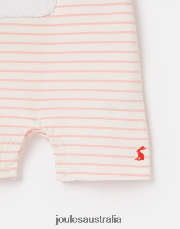 Joules Apparel Babies Patch Artwork Romper 0-24 months NVVNL403 PNKWEATHR