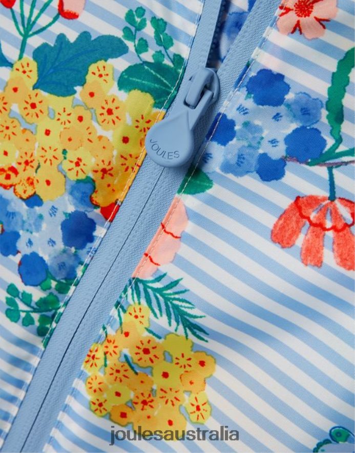 Joules Apparel Babies Puddle Waterproof Suit 3 Months-3 Years NVVNL414 BLUE STRIPE FLORAL