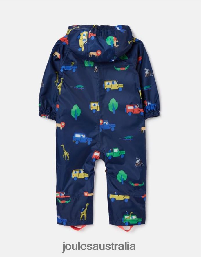Joules Apparel Babies Puddle Waterproof Suit 3 Months-3 Years NVVNL440 NAVY SAFARI