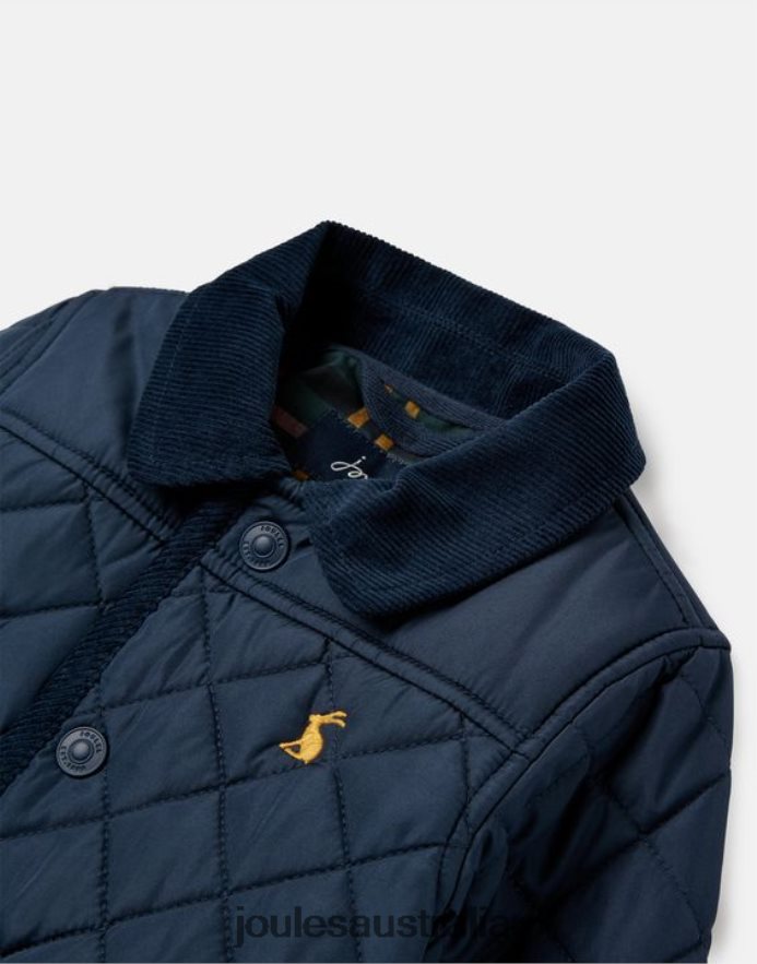 Joules Apparel Boys Milford Quilted Jacket Up To 3 Months- 3 Years NVVNL437 FRENCH NAVY