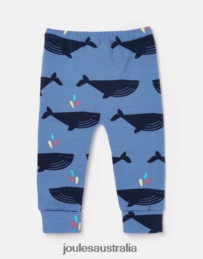 Joules Apparel Boys Payton Organically Grown Cotton Legging 0-3 Years NVVNL396 BLUEWHALE