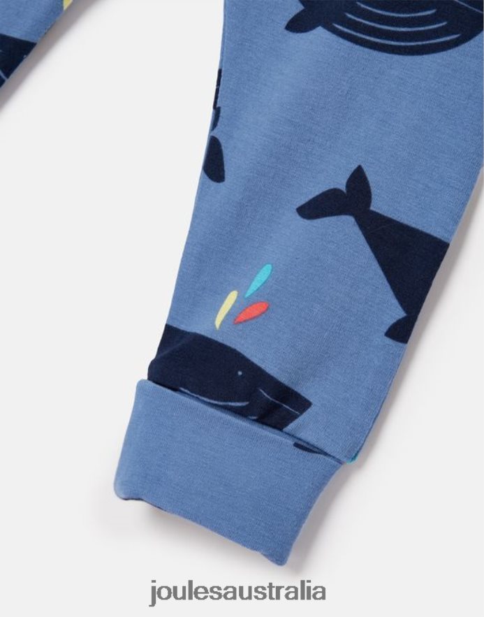 Joules Apparel Boys Payton Organically Grown Cotton Legging 0-3 Years NVVNL396 BLUEWHALE
