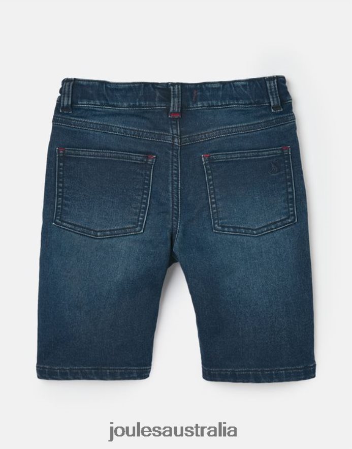Joules Apparel Boys Brandon Jersey Denim Short 2-12 years NVVNL370 MID BLUE