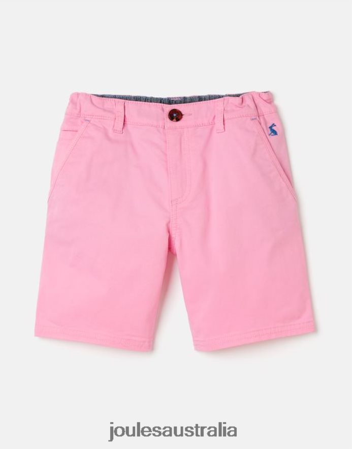 Joules Apparel Boys Caleb Chino Shorts 2-12 Years NVVNL328 LIGHT PINK