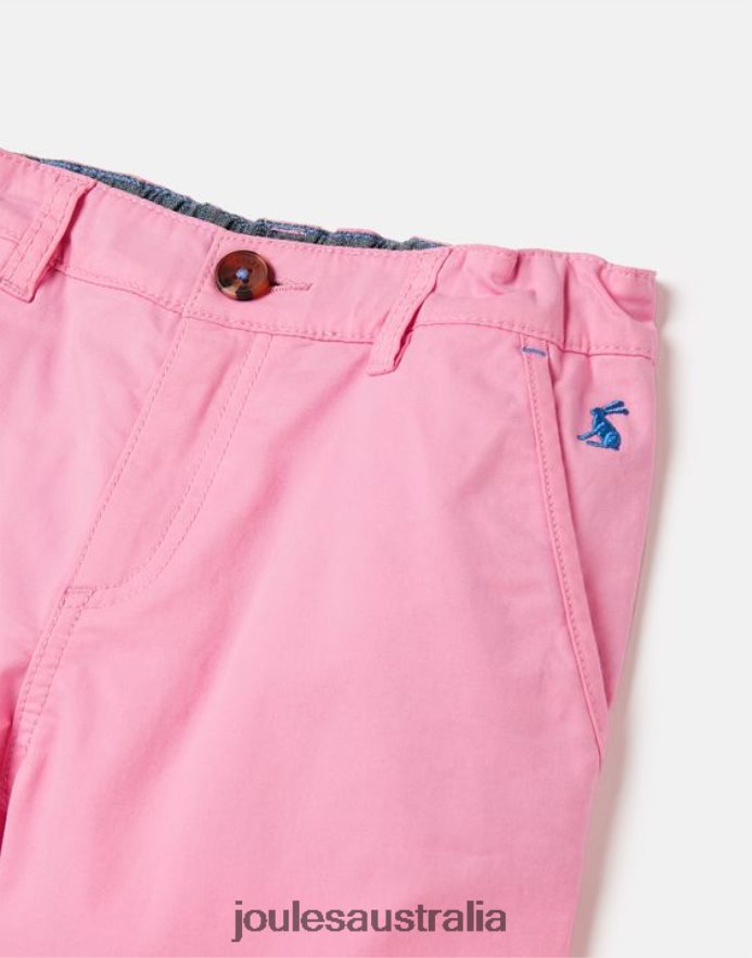 Joules Apparel Boys Caleb Chino Shorts 2-12 Years NVVNL328 LIGHT PINK