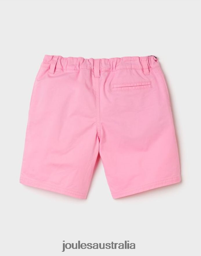 Joules Apparel Boys Caleb Chino Shorts 2-12 Years NVVNL328 LIGHT PINK