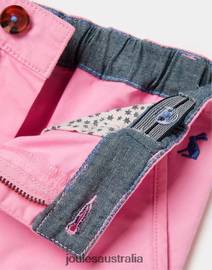 Joules Apparel Boys Caleb Chino Shorts 2-12 Years NVVNL328 LIGHT PINK