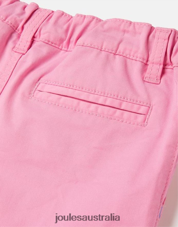 Joules Apparel Boys Caleb Chino Shorts 2-12 Years NVVNL328 LIGHT PINK