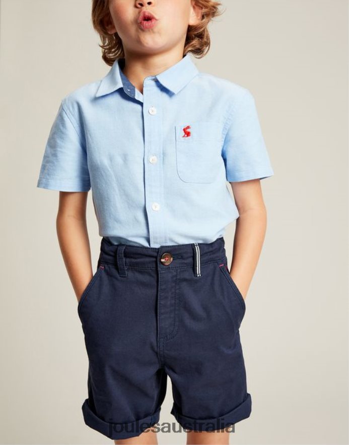 Joules Apparel Boys Caleb Chino Shorts 2-12 Years NVVNL381 FRENCH NAVY