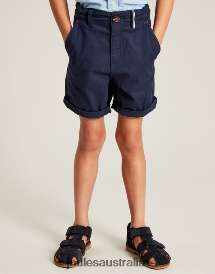 Joules Apparel Boys Caleb Chino Shorts 2-12 Years NVVNL381 FRENCH NAVY