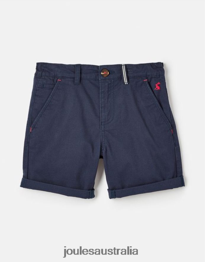 Joules Apparel Boys Caleb Chino Shorts 2-12 Years NVVNL381 FRENCH NAVY