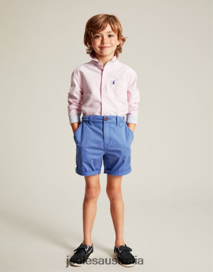 Joules Apparel Boys Caleb Chino Shorts 2-12 Years NVVNL382 WEDGEWOOD
