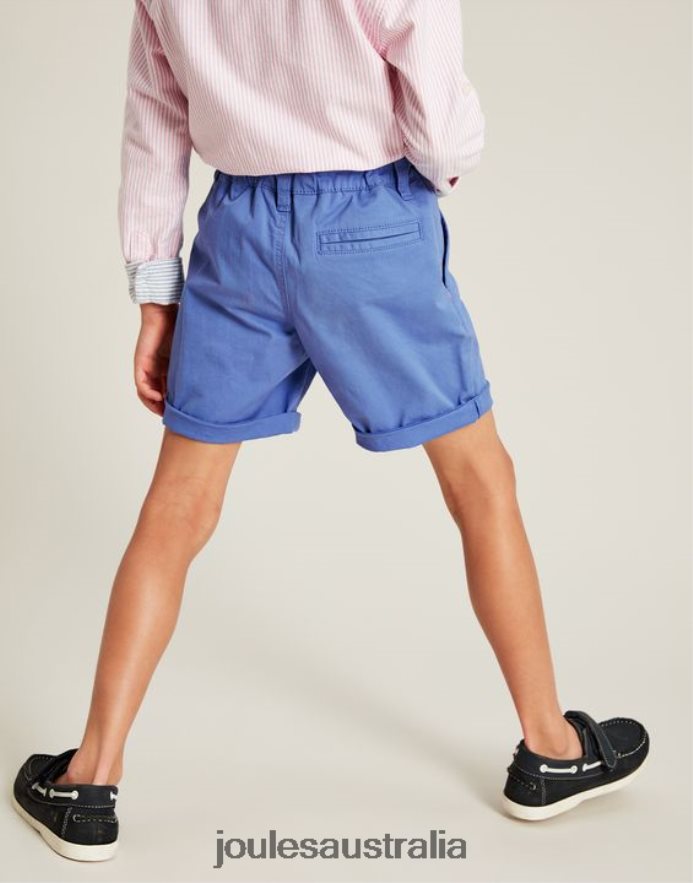 Joules Apparel Boys Caleb Chino Shorts 2-12 Years NVVNL382 WEDGEWOOD