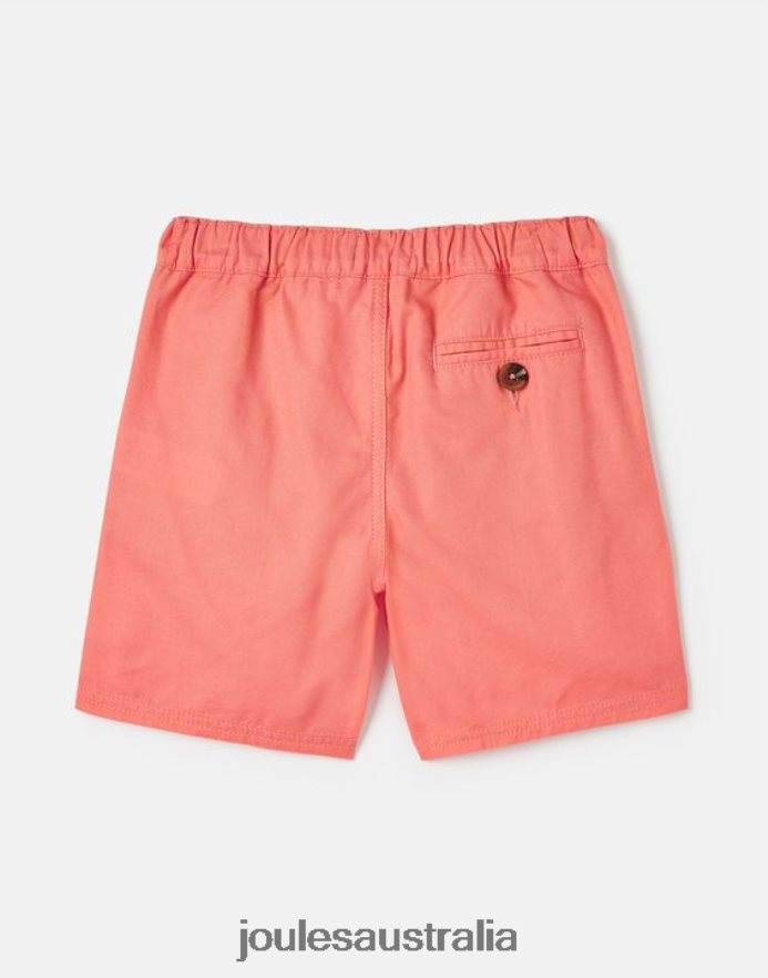 Joules Apparel Boys Jake Shorts 2-12 Years NVVNL384 SOFT CORAL