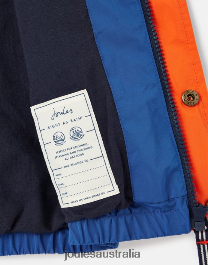 Joules Apparel Boys Sailaway Waterproof Jacket 2-12 Years NVVNL338 DARK BLUE
