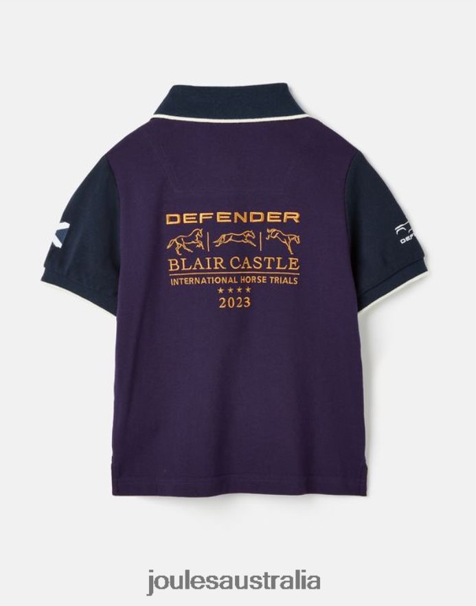 Joules Apparel Boys Blair Polo Shirt 2-12 Years NVVNL376 FRENCH NAVY