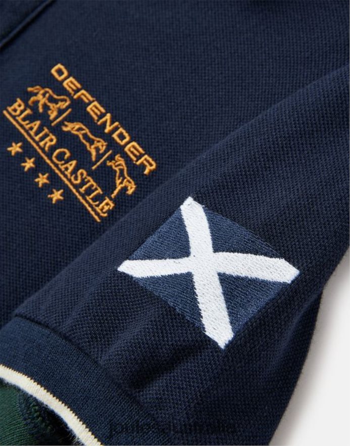 Joules Apparel Boys Blair Polo Shirt 2-12 Years NVVNL376 FRENCH NAVY