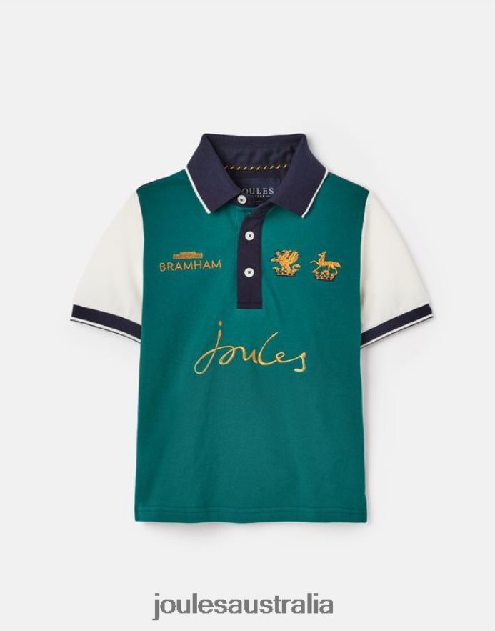 Joules Apparel Boys Children's Unisex Bramham Polo 2-12 Years NVVNL84 PACIFIC