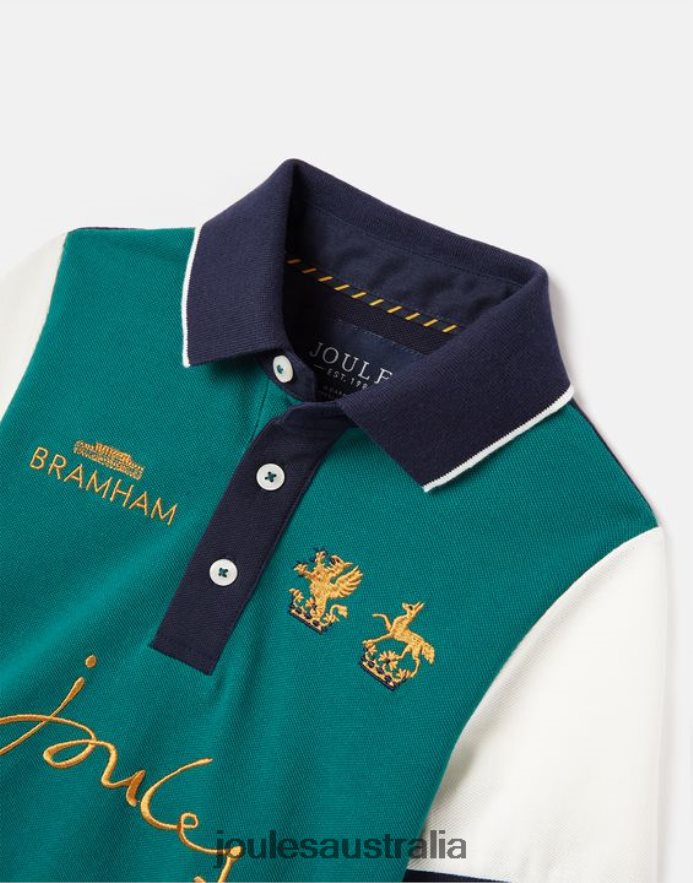 Joules Apparel Boys Children's Unisex Bramham Polo 2-12 Years NVVNL84 PACIFIC