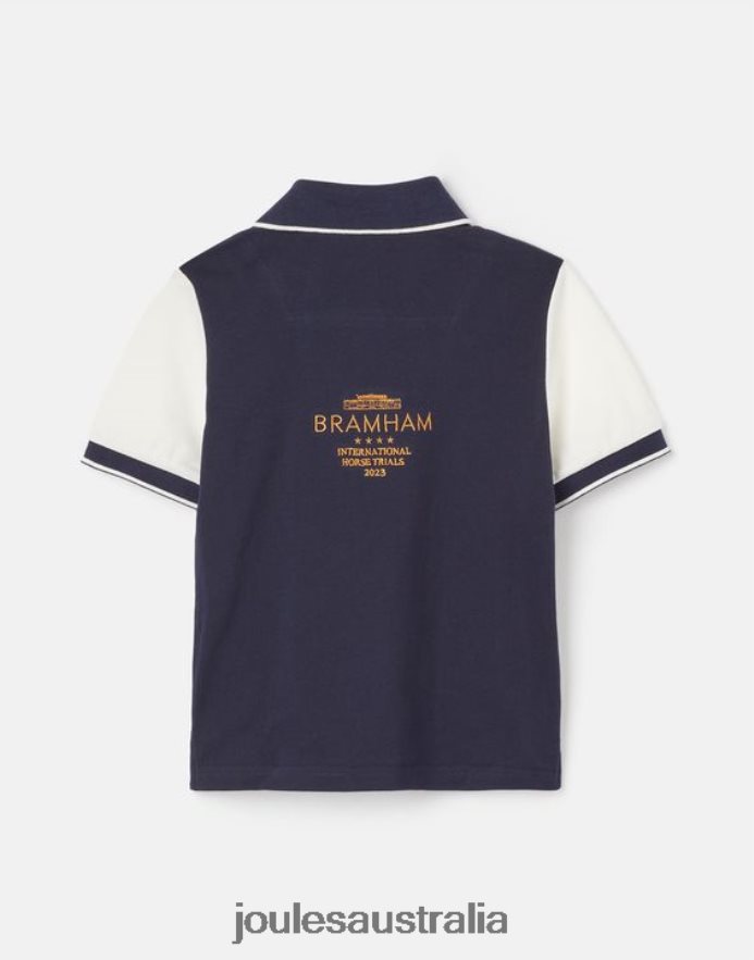 Joules Apparel Boys Children's Unisex Bramham Polo 2-12 Years NVVNL84 PACIFIC