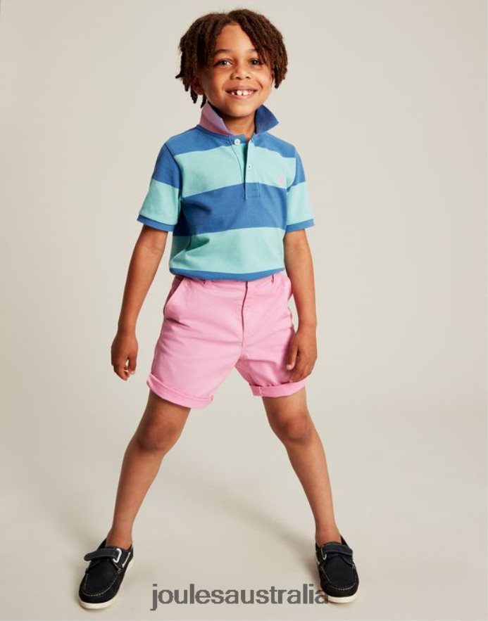 Joules Apparel Boys Filbert Stripe Polo Shirt 2-12 Years NVVNL335 BLUE STRIPE