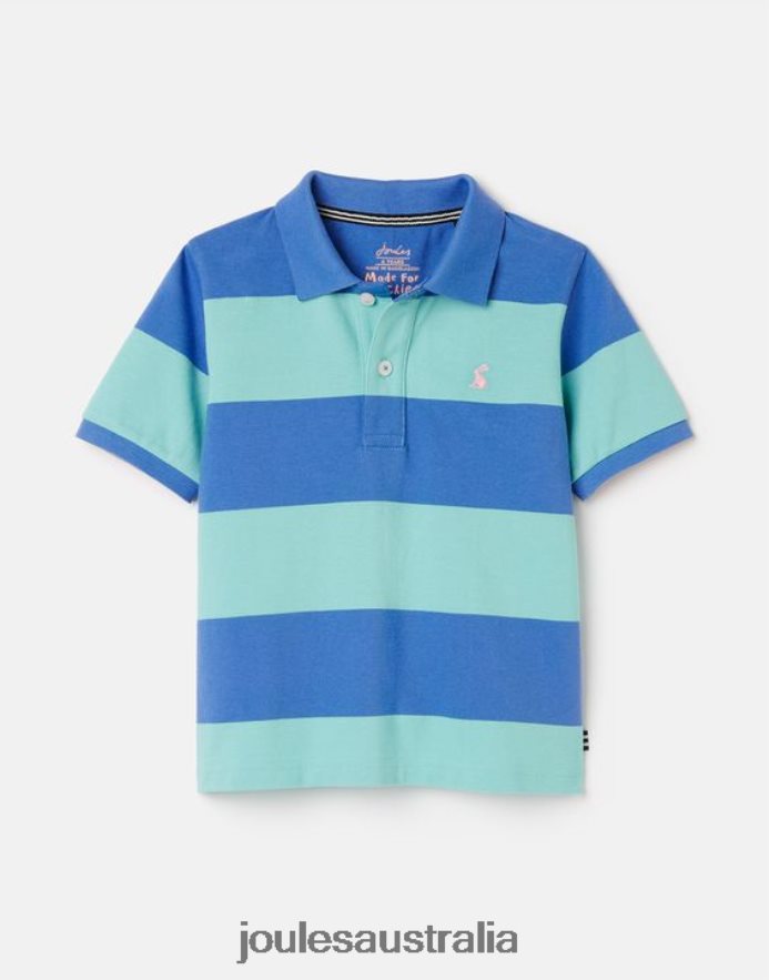 Joules Apparel Boys Filbert Stripe Polo Shirt 2-12 Years NVVNL335 BLUE STRIPE