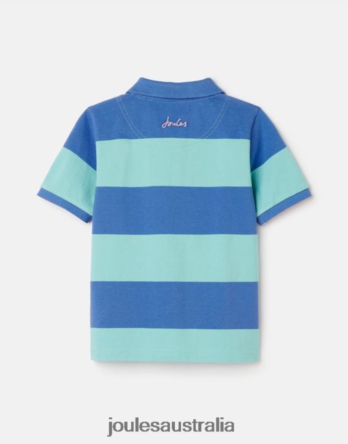 Joules Apparel Boys Filbert Stripe Polo Shirt 2-12 Years NVVNL335 BLUE STRIPE