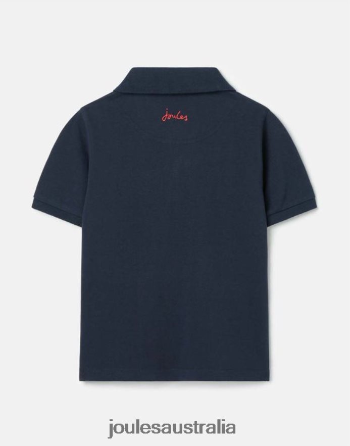 Joules Apparel Boys Woody Polo Shirt 2-12 years NVVNL372 FRENCH NAVY