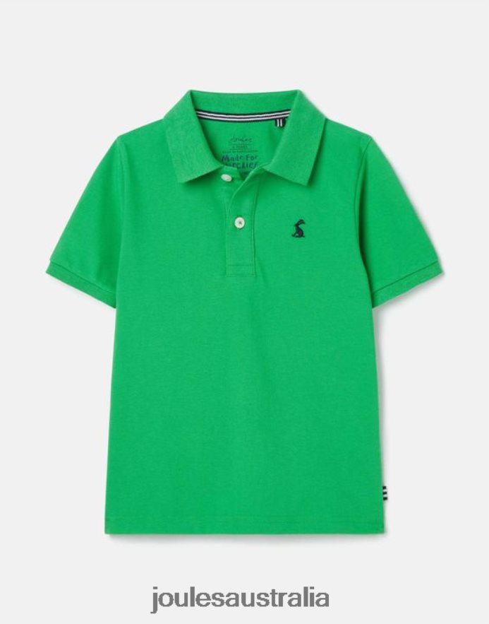 Joules Apparel Boys Woody Polo Shirt 2-12 years NVVNL377 GREEN