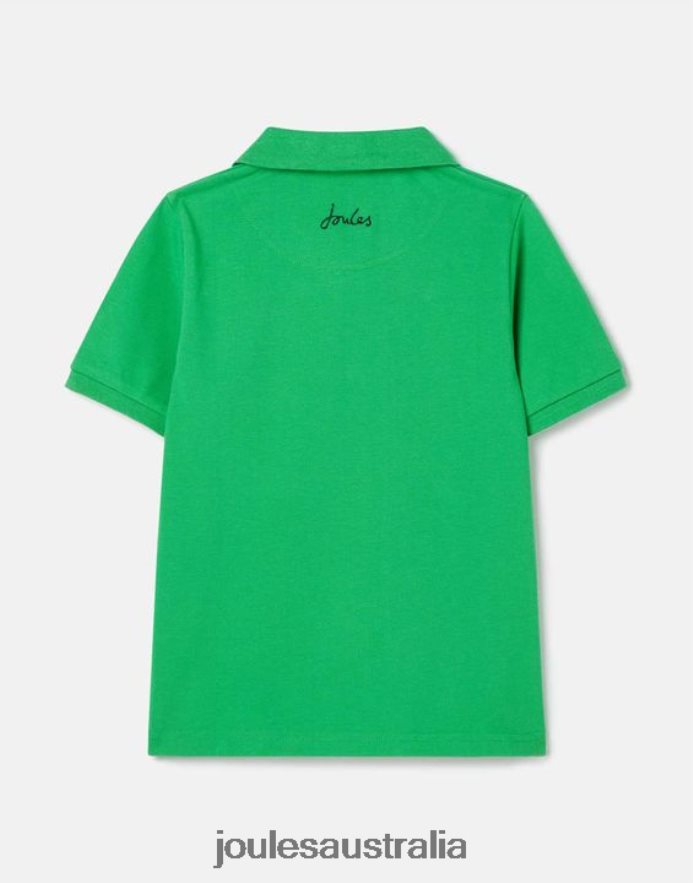 Joules Apparel Boys Woody Polo Shirt 2-12 years NVVNL377 GREEN