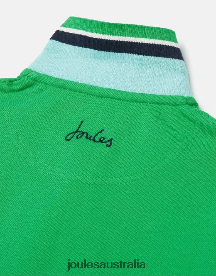 Joules Apparel Boys Woody Polo Shirt 2-12 years NVVNL377 GREEN