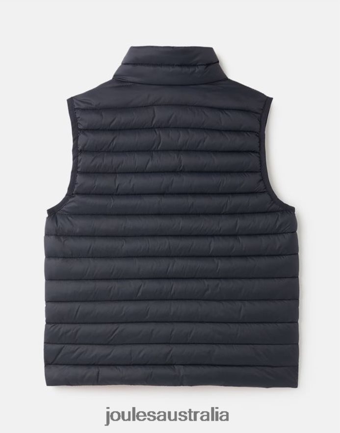 Joules Apparel Boys Crofton Showerproof Packable Vest 2-12 Years NVVNL359 MARINE NAVY