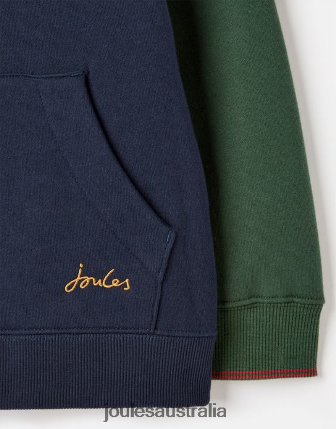 Joules Apparel Boys Unisex Burghley Hooded Sweatshirt 2-12 Years NVVNL316 FRENCH NAVY
