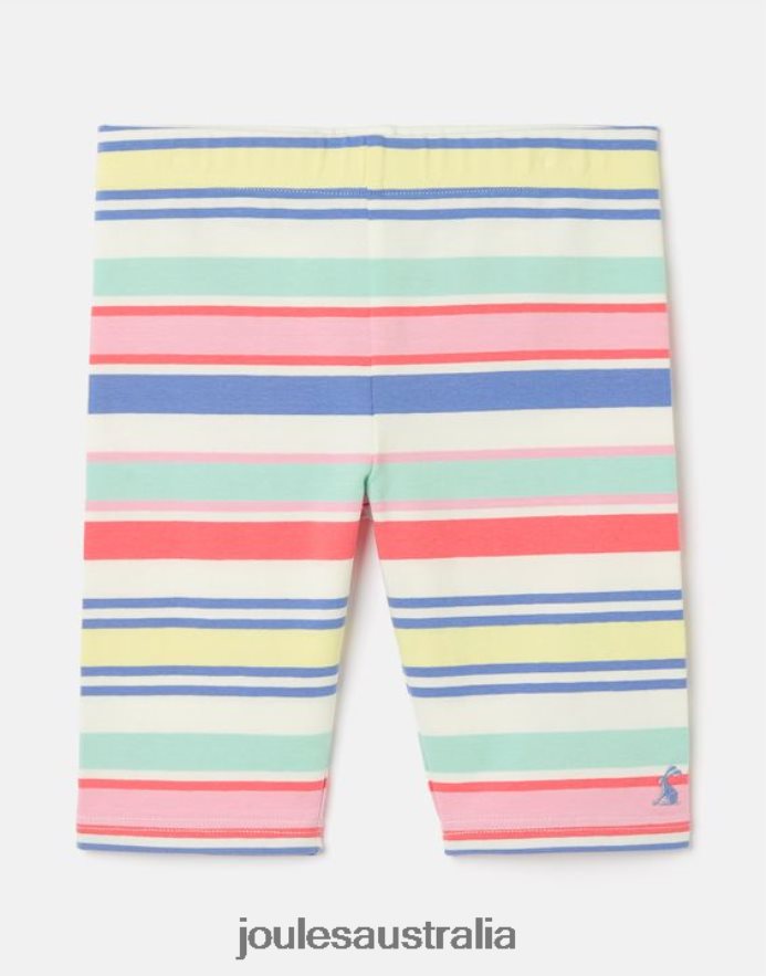 Joules Apparel Girls Cartwheel Jersey Legging Shorts 2-12 Years NVVNL322 MULTI STRIPE