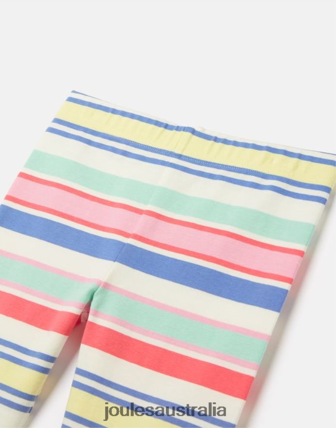 Joules Apparel Girls Cartwheel Jersey Legging Shorts 2-12 Years NVVNL322 MULTI STRIPE