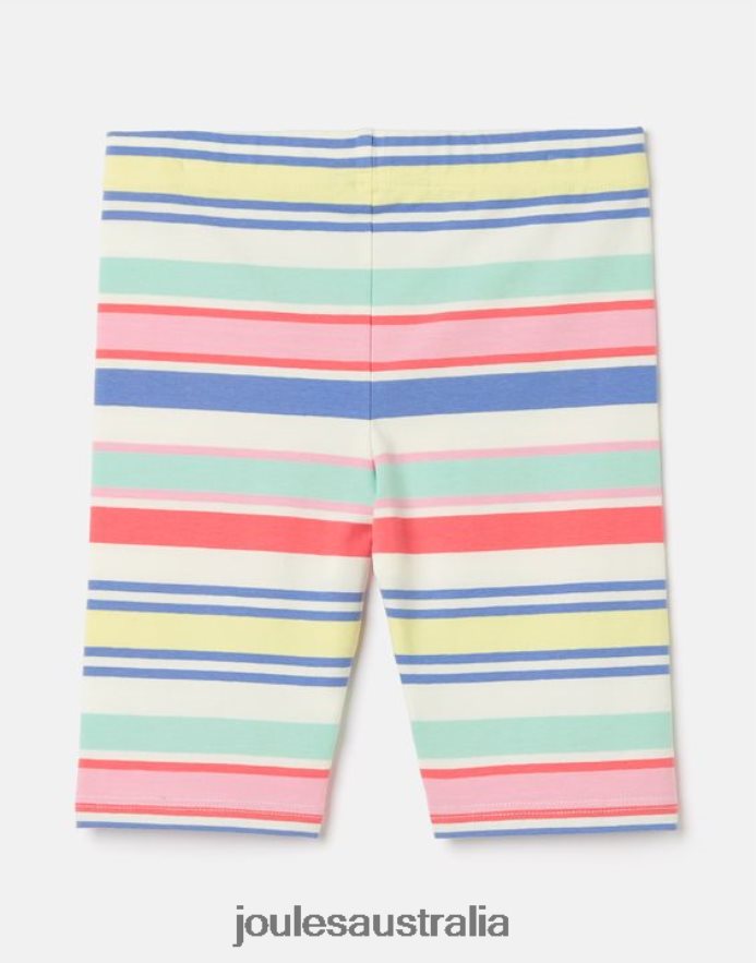 Joules Apparel Girls Cartwheel Jersey Legging Shorts 2-12 Years NVVNL322 MULTI STRIPE