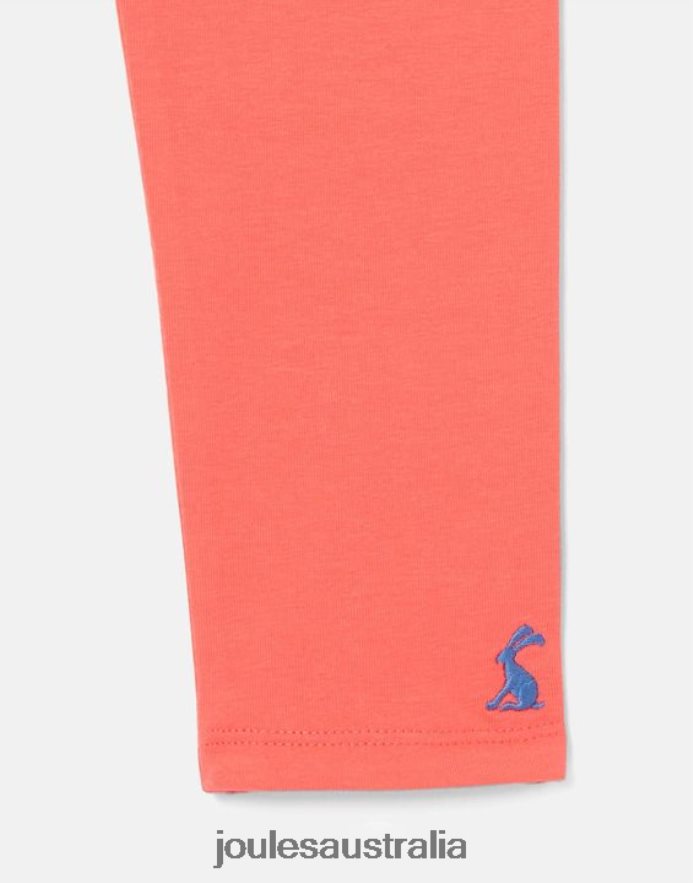 Joules Apparel Girls Emilia Leggings 2-12 Years NVVNL309 CORAL
