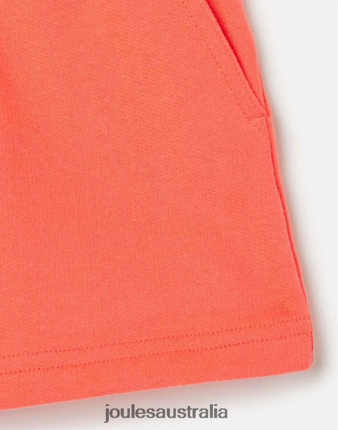 Joules Apparel Girls Reilley Jersey Shorts 2-12 years NVVNL277 CORAL